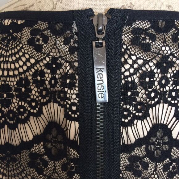 Kensie Womens Dress Sz 10 Lace Sleeveless Shift Cocktail Elegant Party Festival - Picture 6 of 13